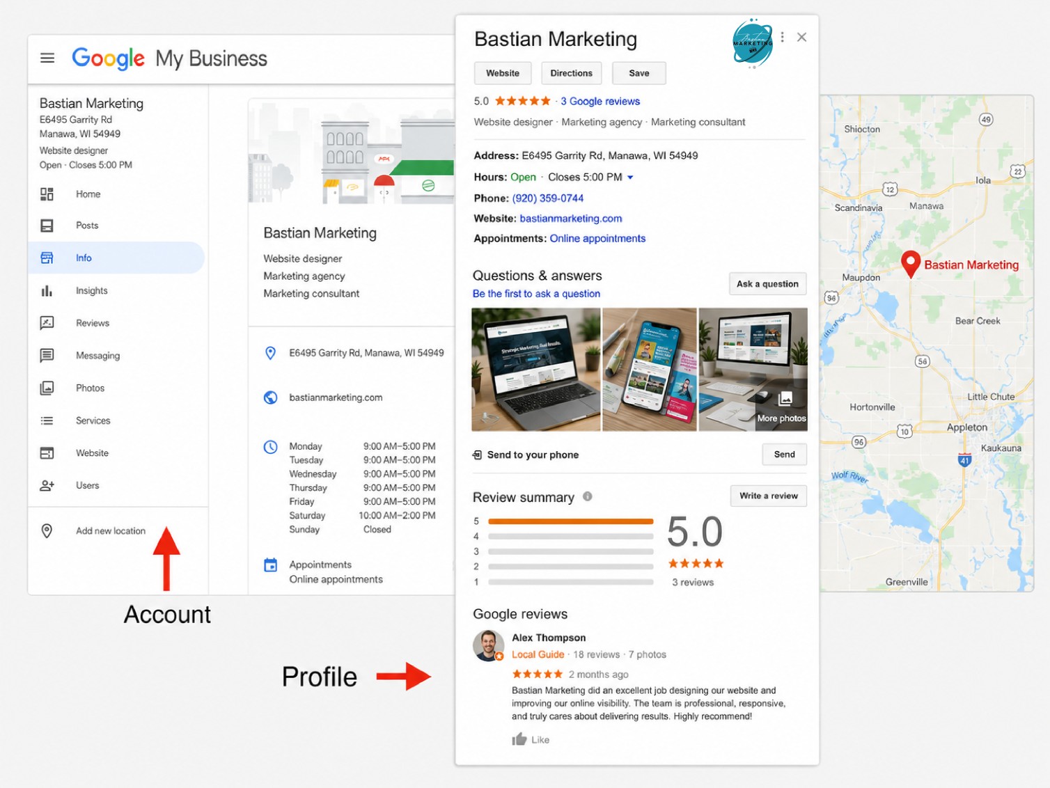 Google Business Profile Optimization - Bastian Marketing